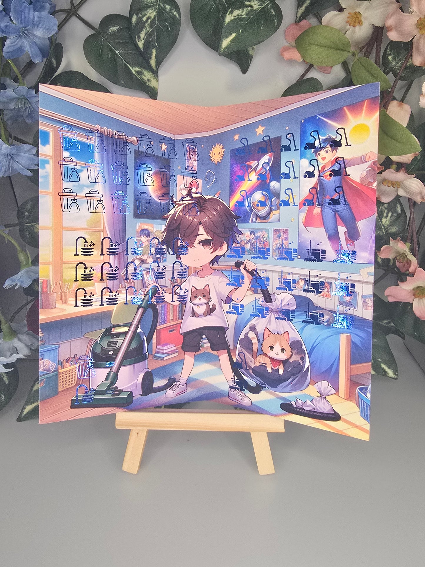 Mein Haushaltshelfer Klappkarte