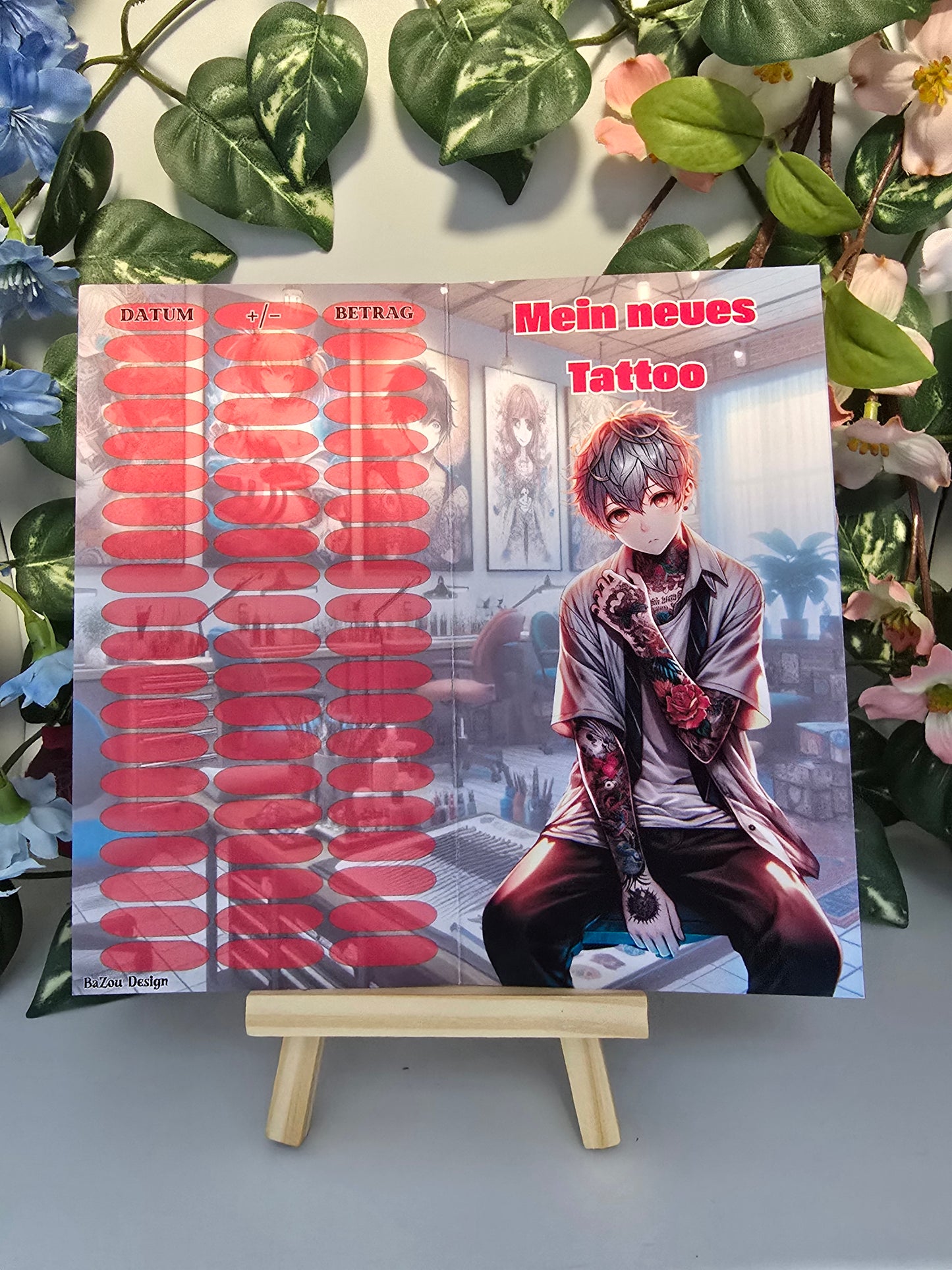 Mein neues Tattoo Klappkarte