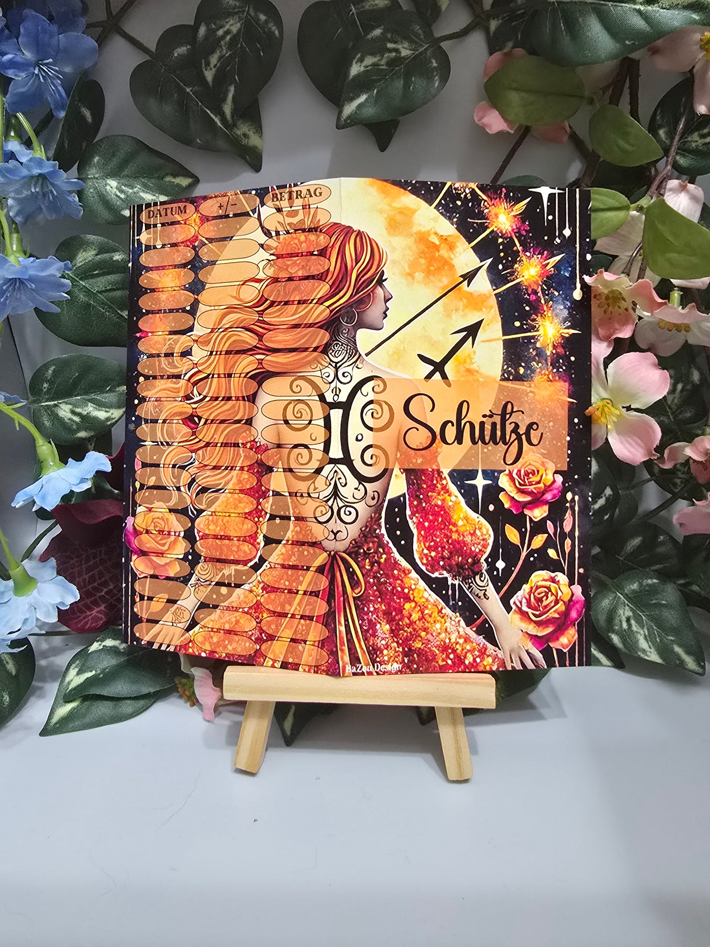 Sternzeichen Klappkarte