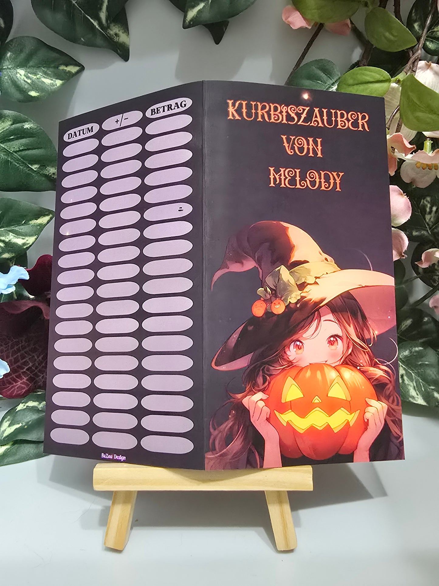 Kürbiszauber von Melody Klappkarte