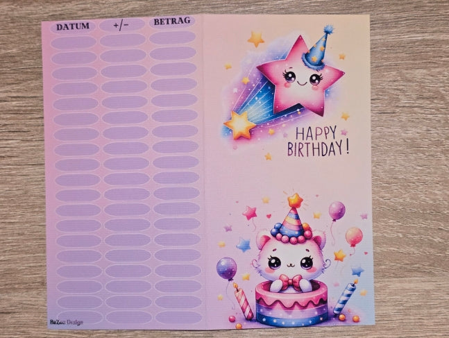 Happy Birthday Klappkarte