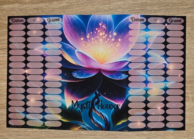 Mystic Flower Klappkarte