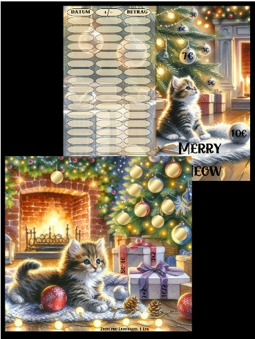 Merry Meow Klappkarte