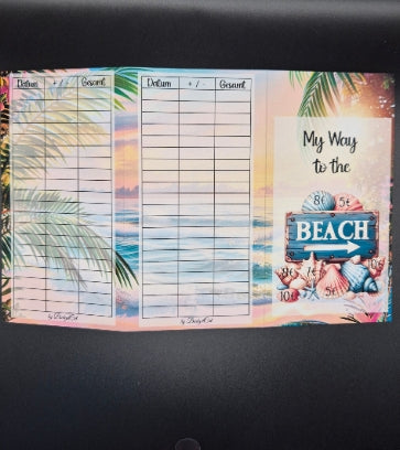 My Way to the Beach Klappkarte