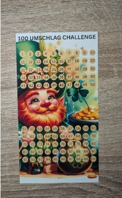 100 Umschlag Challenge mal anders