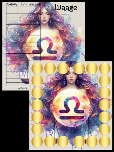 Sternzeichen Rubbelchallenge