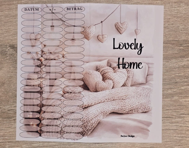 Lovely Home Klappkarte