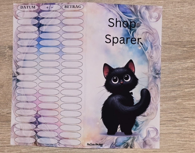 Shop Sparer Klappkarte