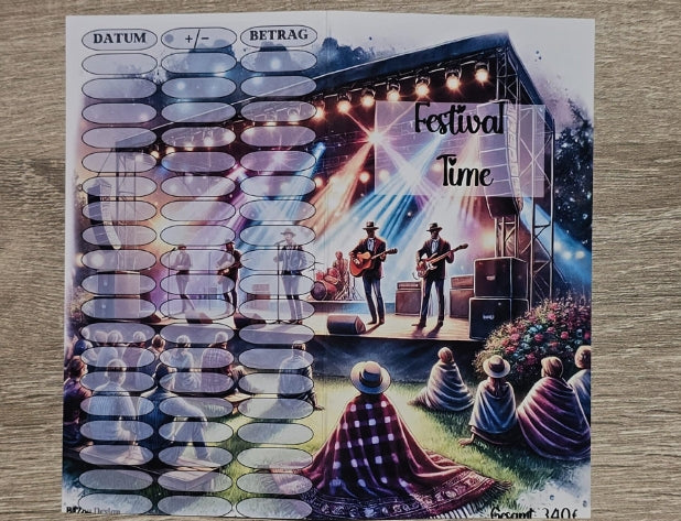 Festival Time Klappkarte
