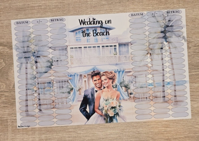 Wedding on the Beach Klappkarte