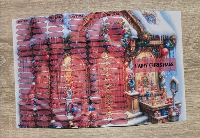 Fairy Christmas Klappkarte