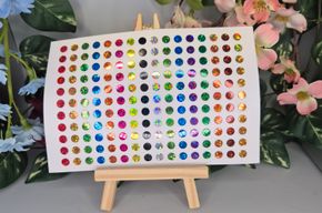 Glitzer Klebepunkte rund