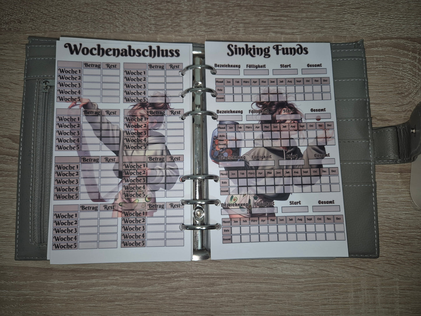 Budgetplanner A6 schlicht