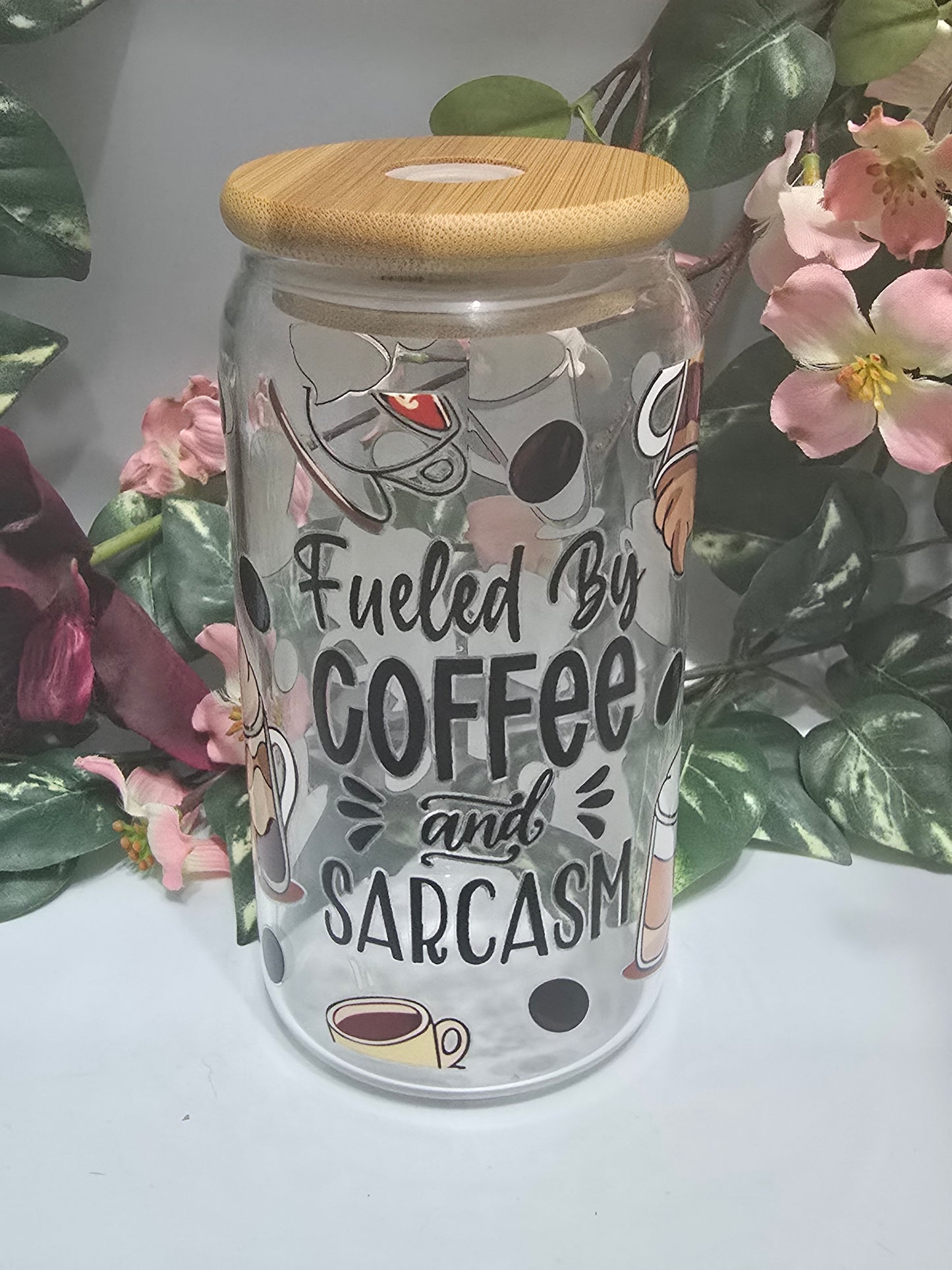 Trinkglas Fueled by Coffee