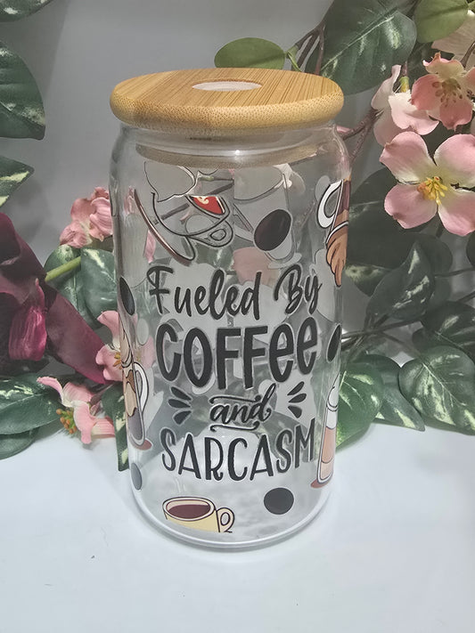 Trinkglas Fueled by Coffee