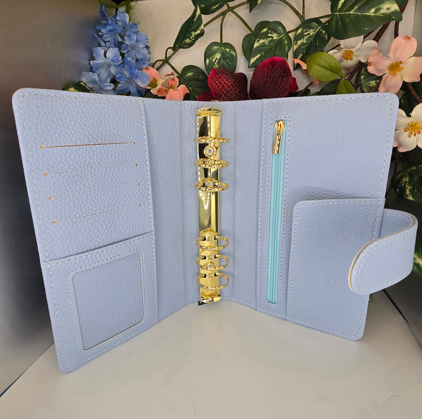 A6 Binder mit großen Ringen