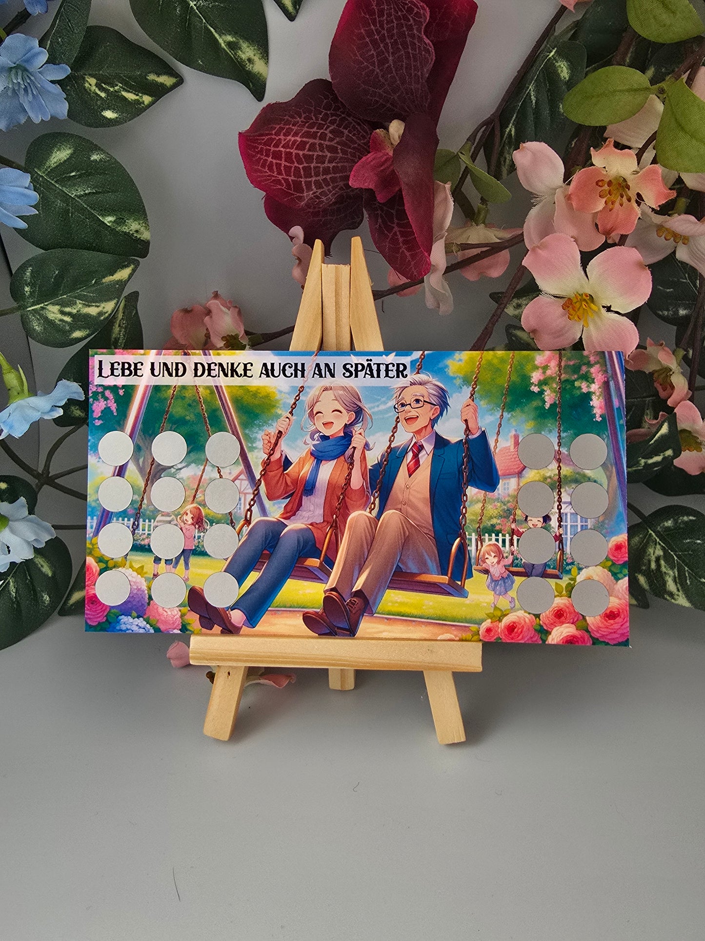 Lebe und denke auch an später Rubbelchallenge