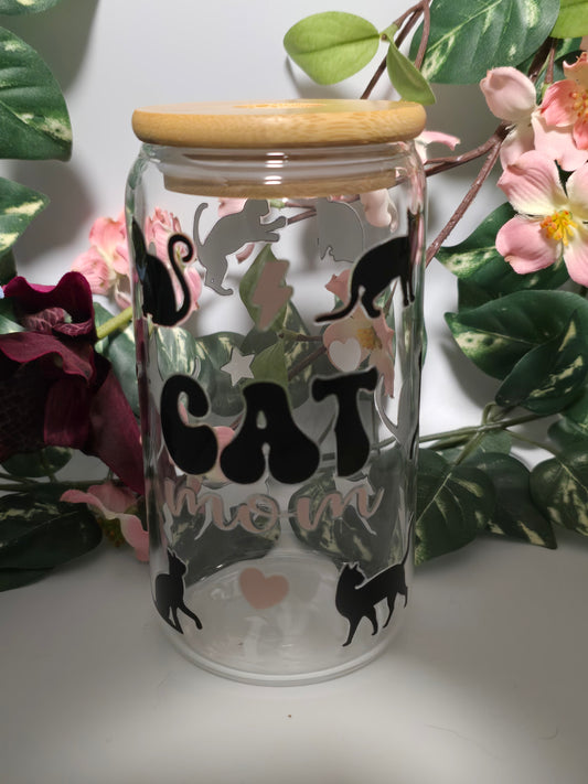 Trinkglas Cat Mom