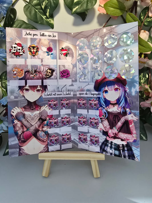 Mein neues Tattoo Klappkarte