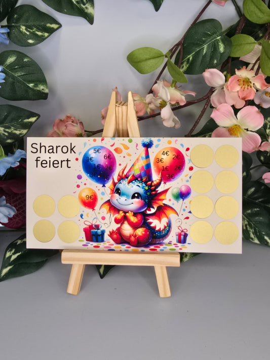 Sharok feiert Rubbelchallenge