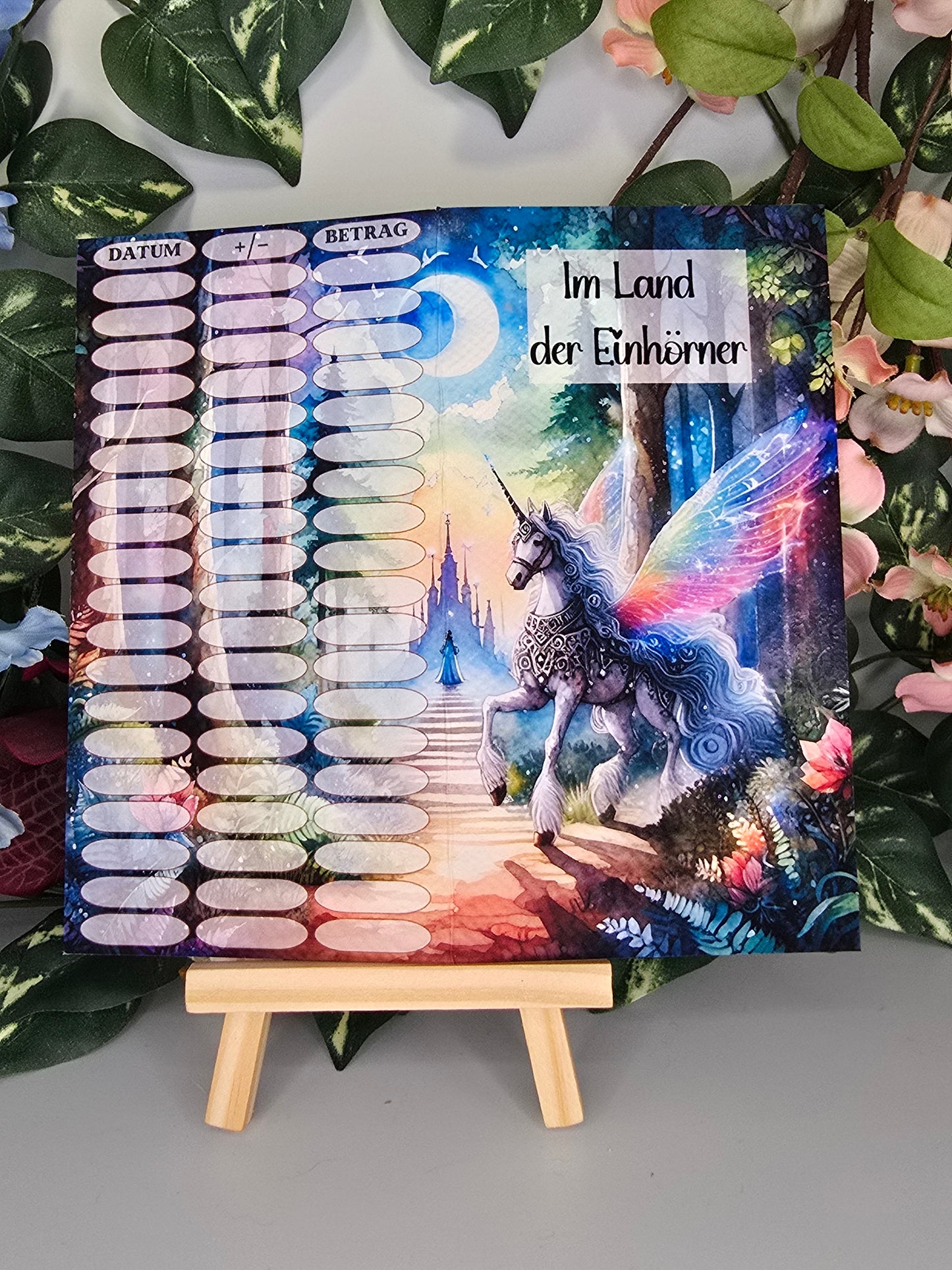 Im Land der Einhörner Klappkarte