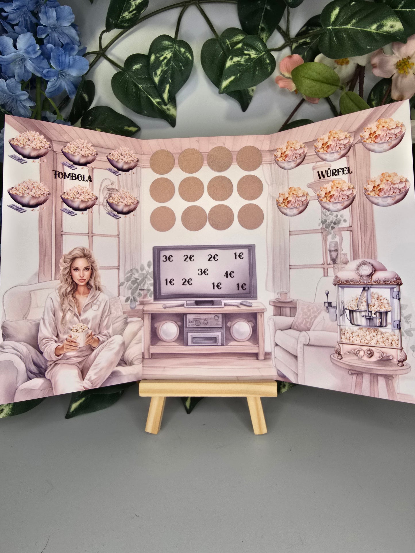 Movie Night Klappkarte