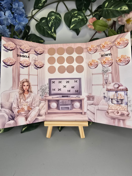 Movie Night Klappkarte