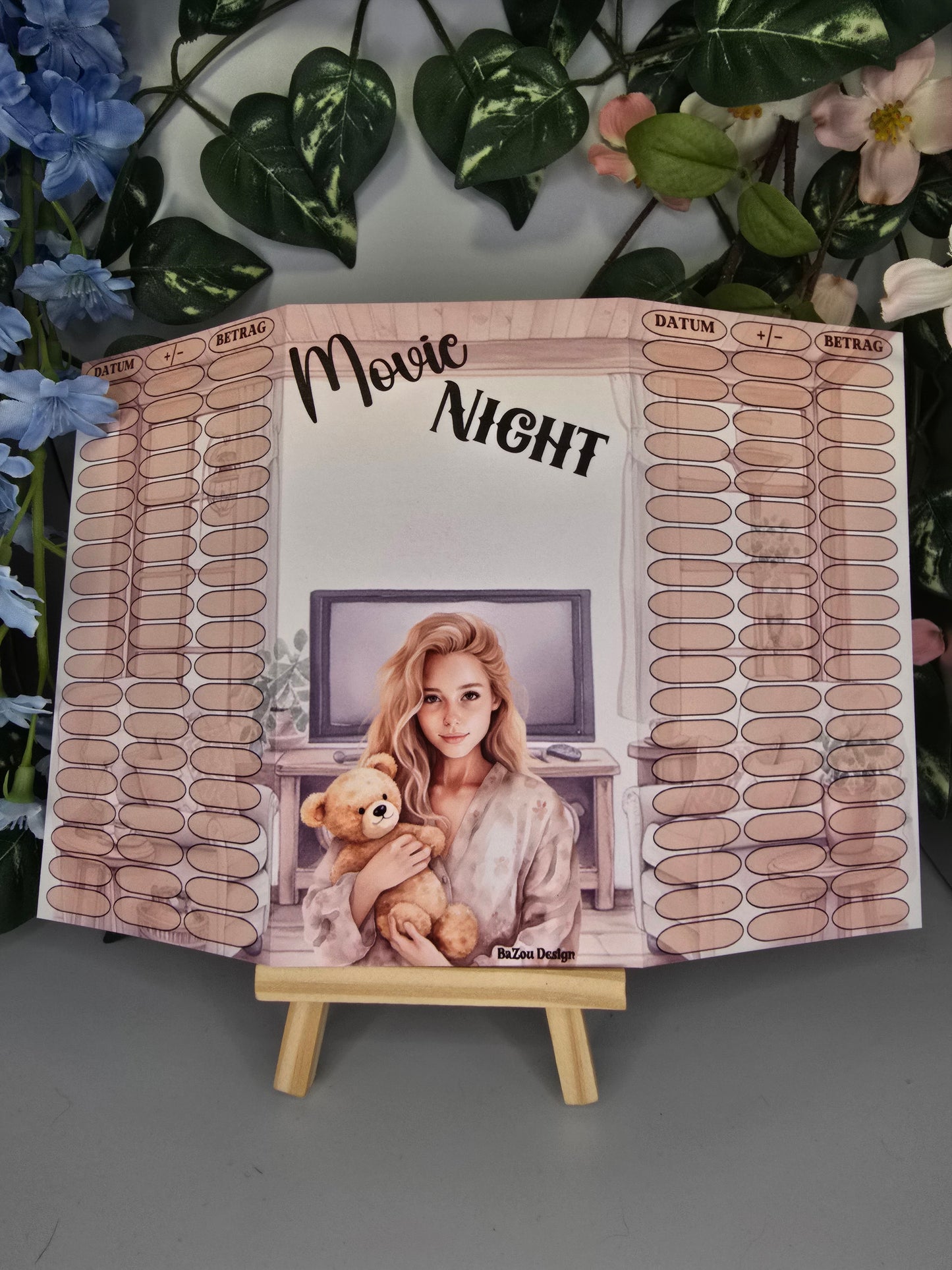 Movie Night Klappkarte