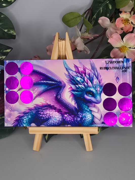 12 Wochen Rubbelchallenge Drache