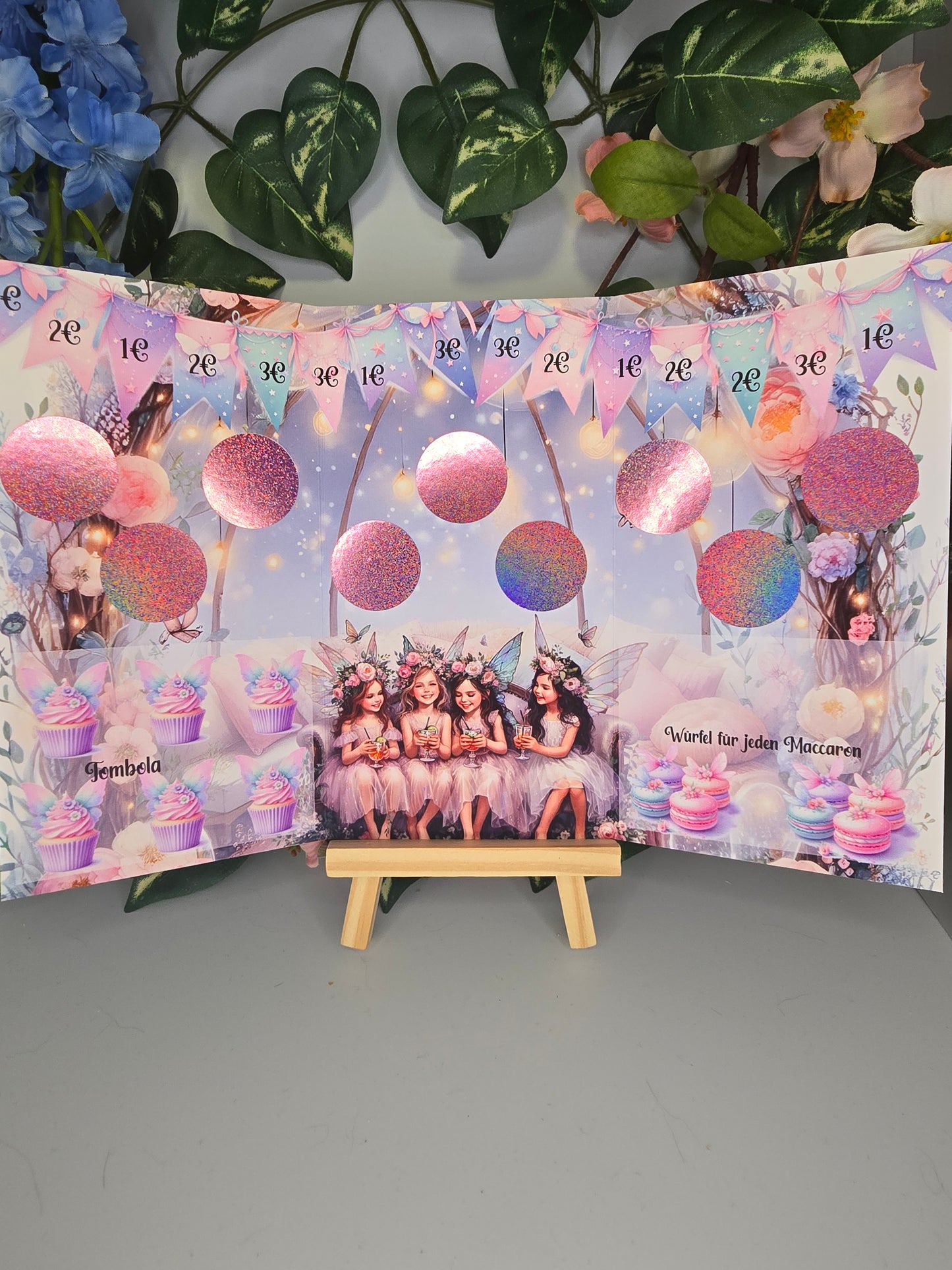 Fairy Tea Party Klappkarte