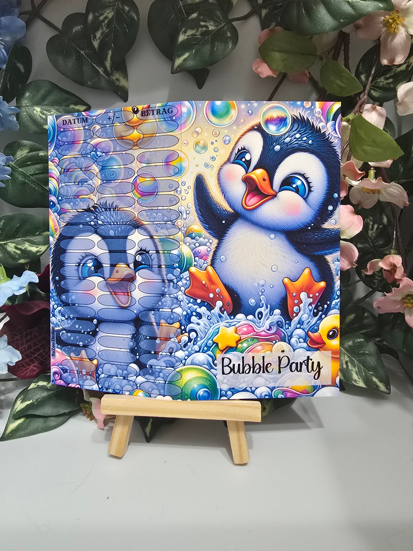 Bubble Party Klappkarte