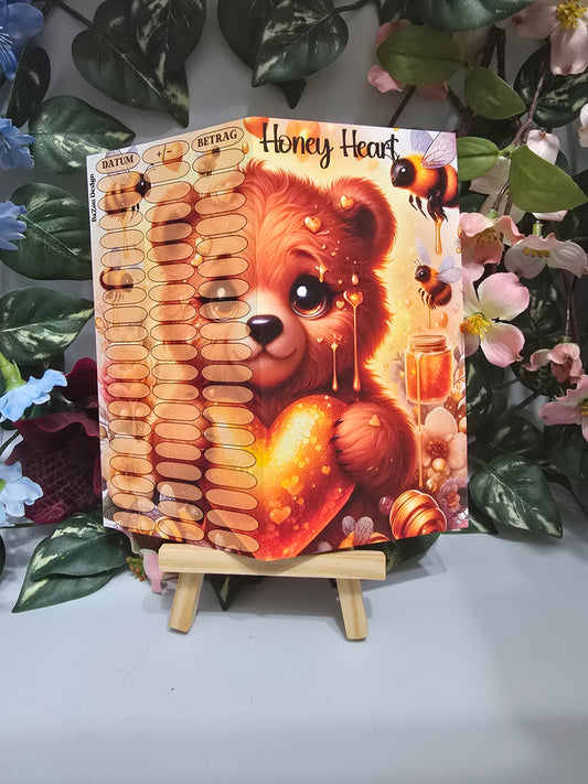 Honey Heart Klappkarte