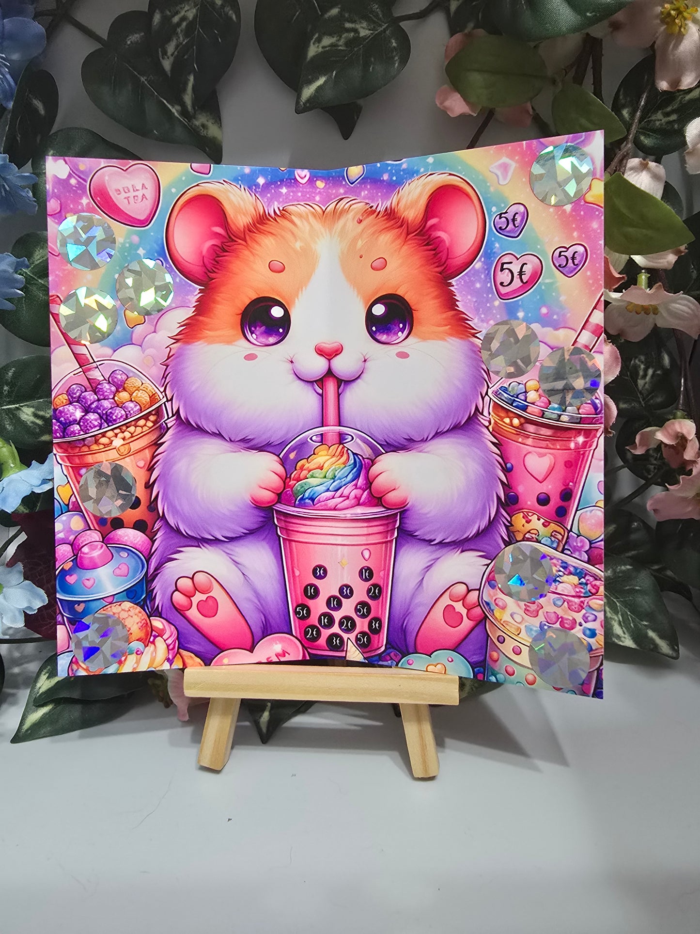 Bubble Tea Time Klappkarte