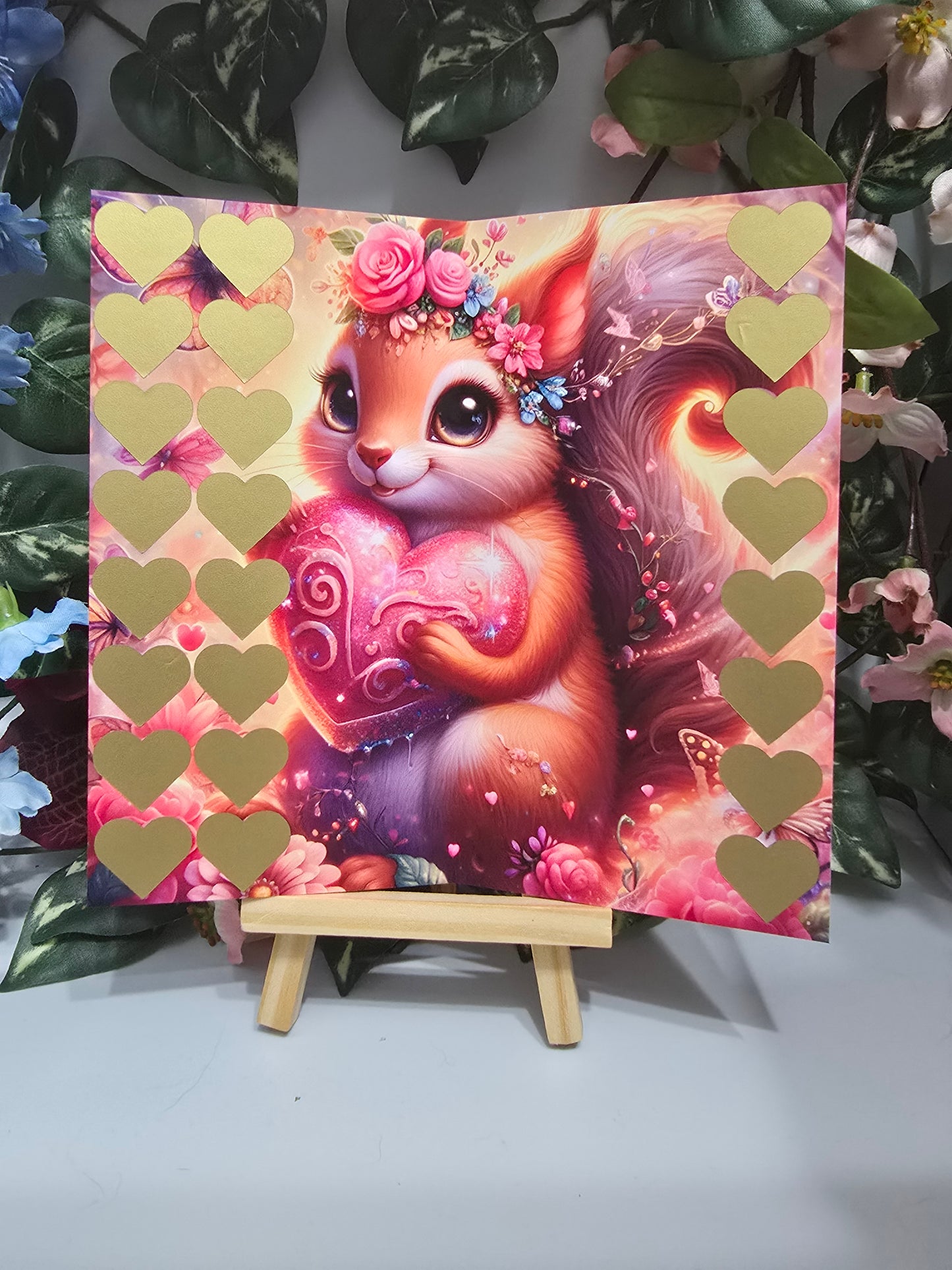 Diana´s Herzenswunsch Klappkarte