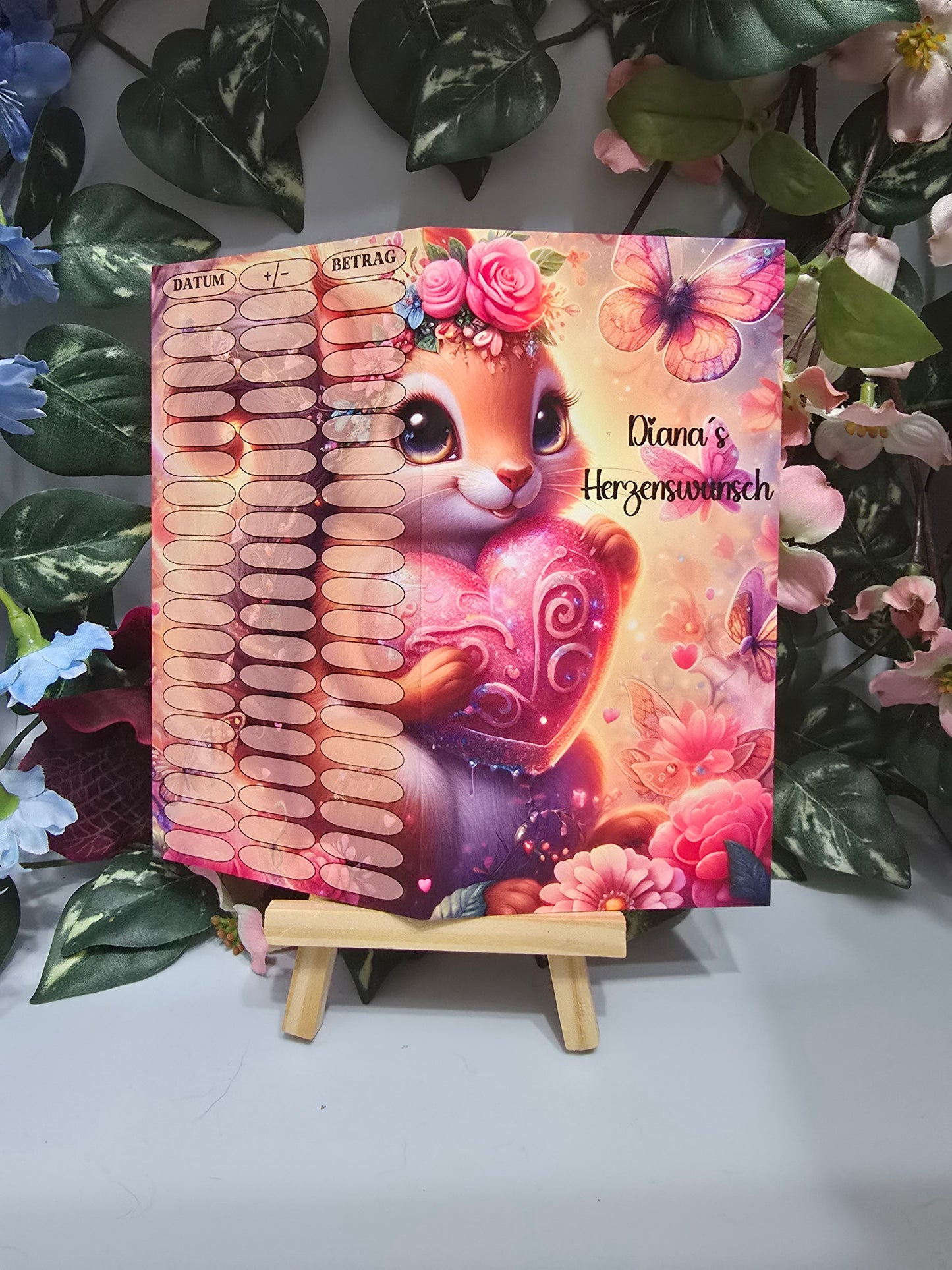 Diana´s Herzenswunsch Klappkarte