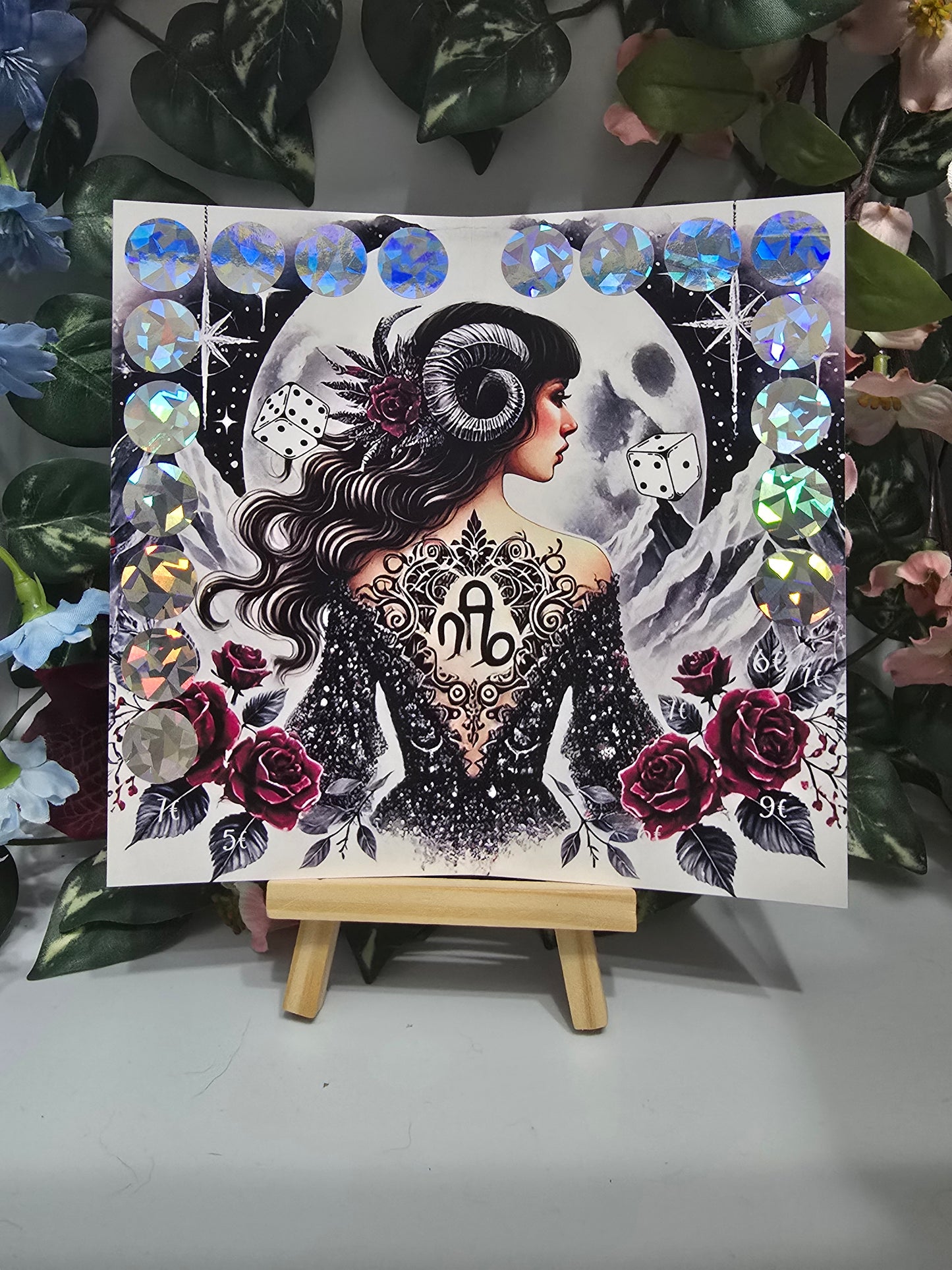 Sternzeichen Klappkarte