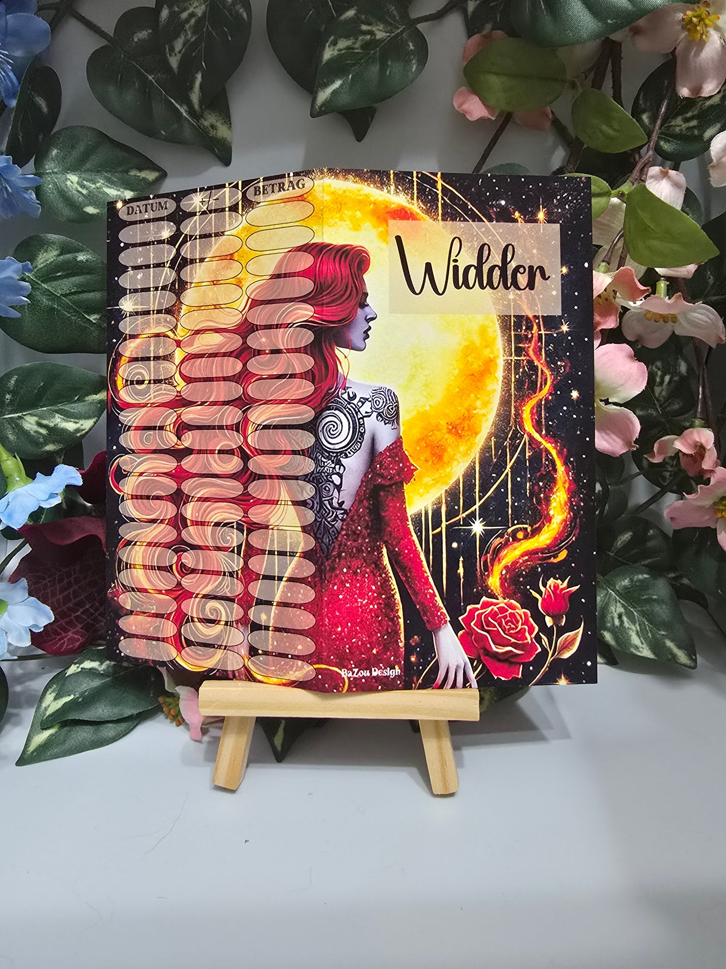 Sternzeichen Klappkarte