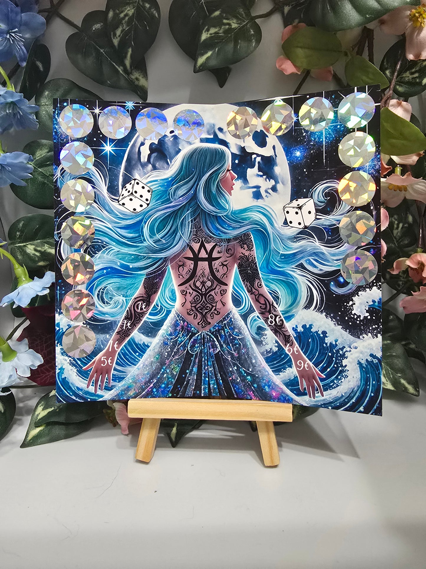 Sternzeichen Klappkarte