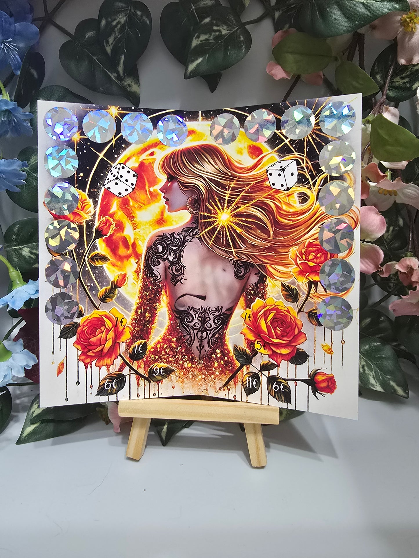 Sternzeichen Klappkarte