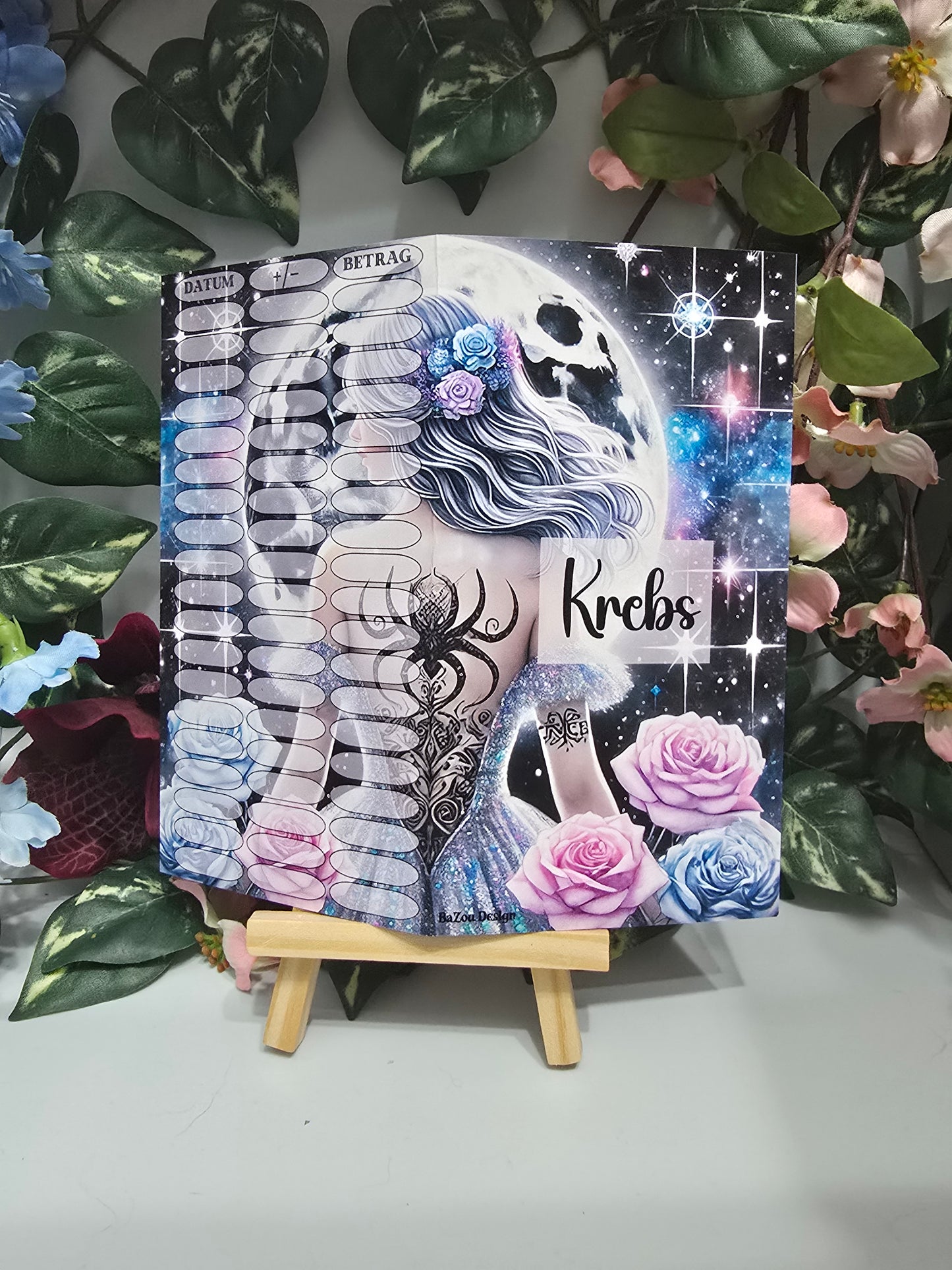 Sternzeichen Klappkarte