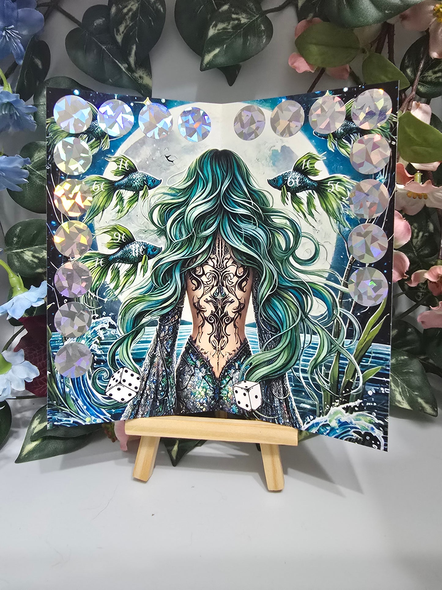 Sternzeichen Klappkarte