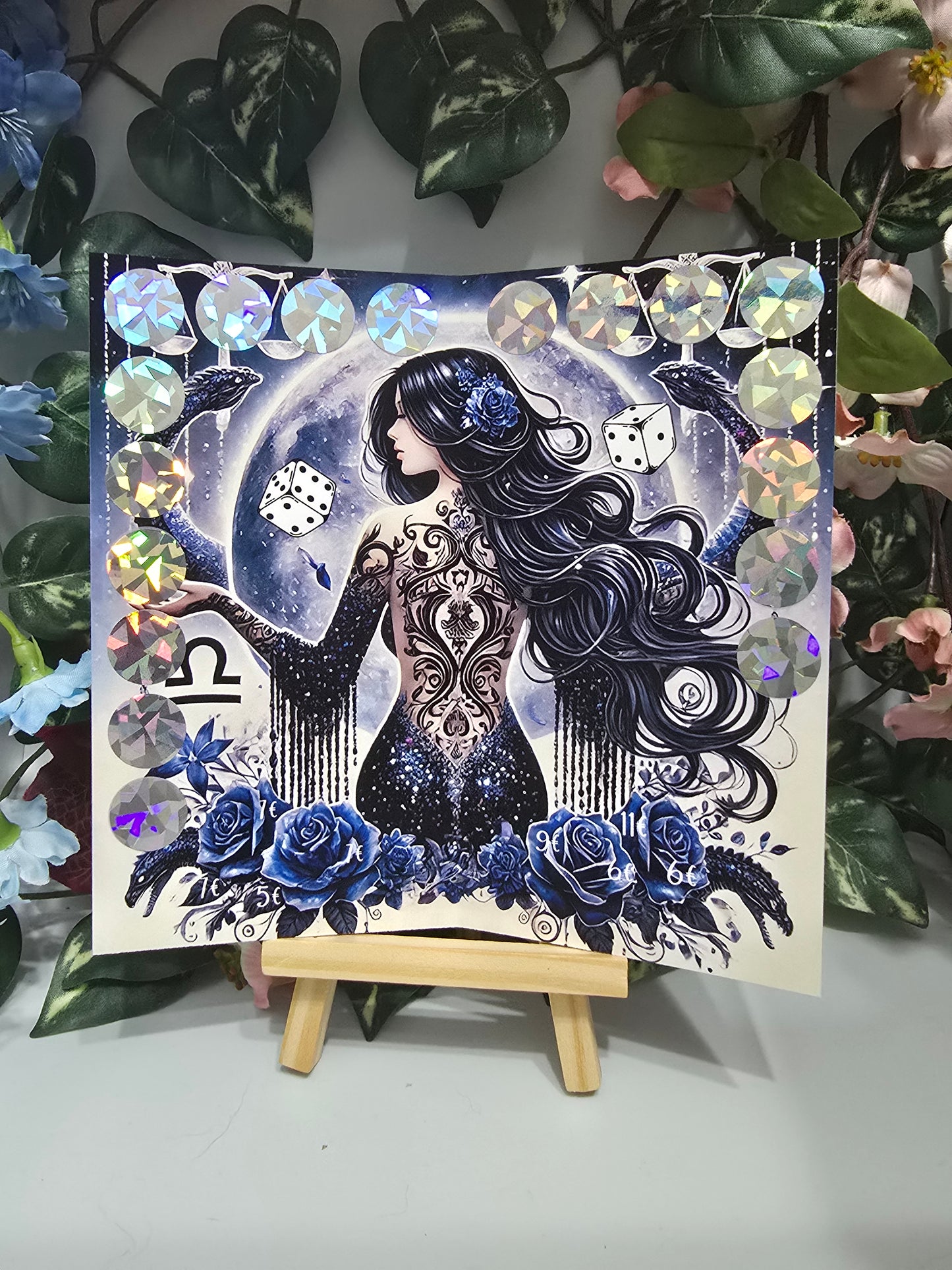 Sternzeichen Klappkarte