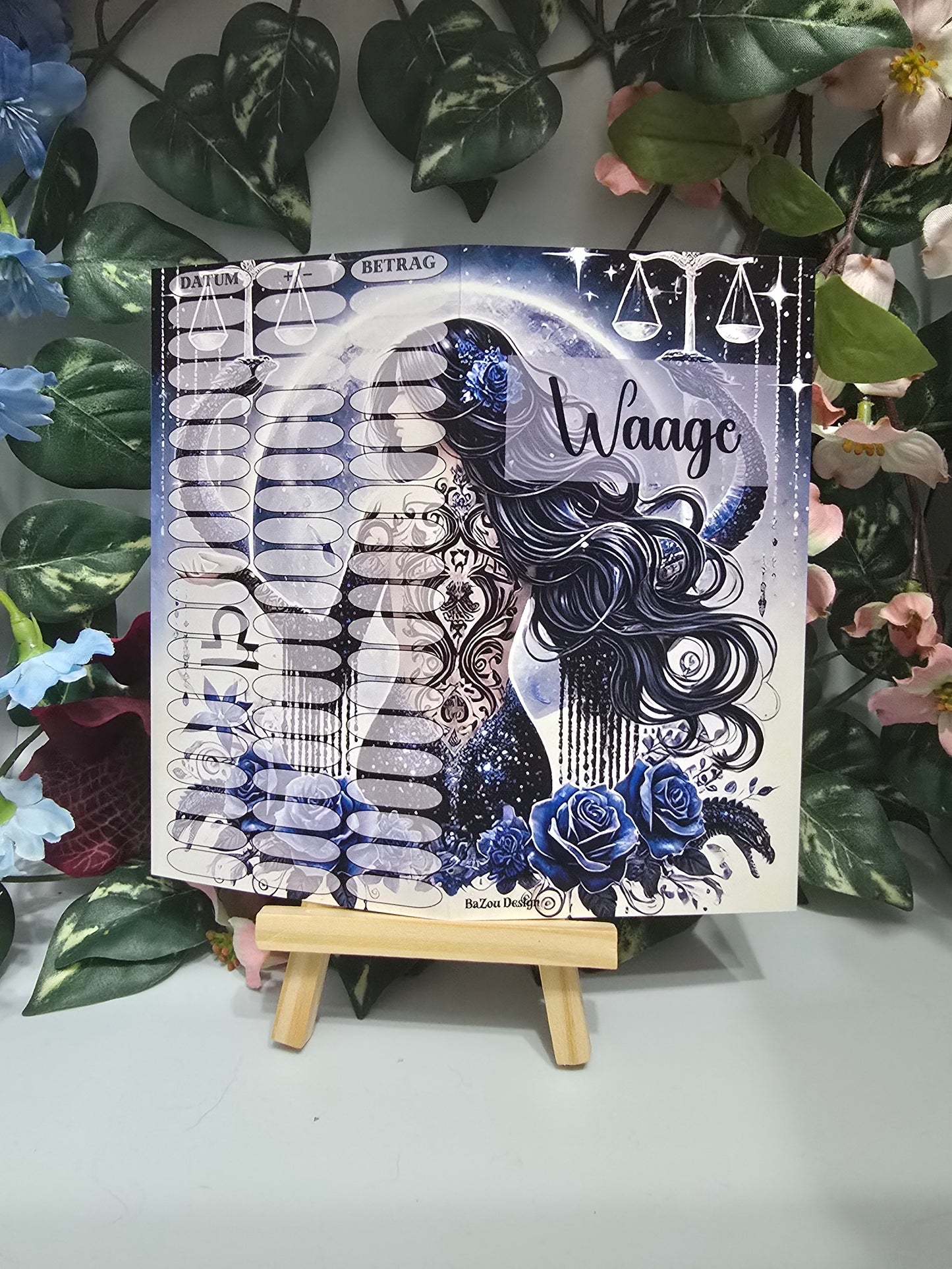 Sternzeichen Klappkarte