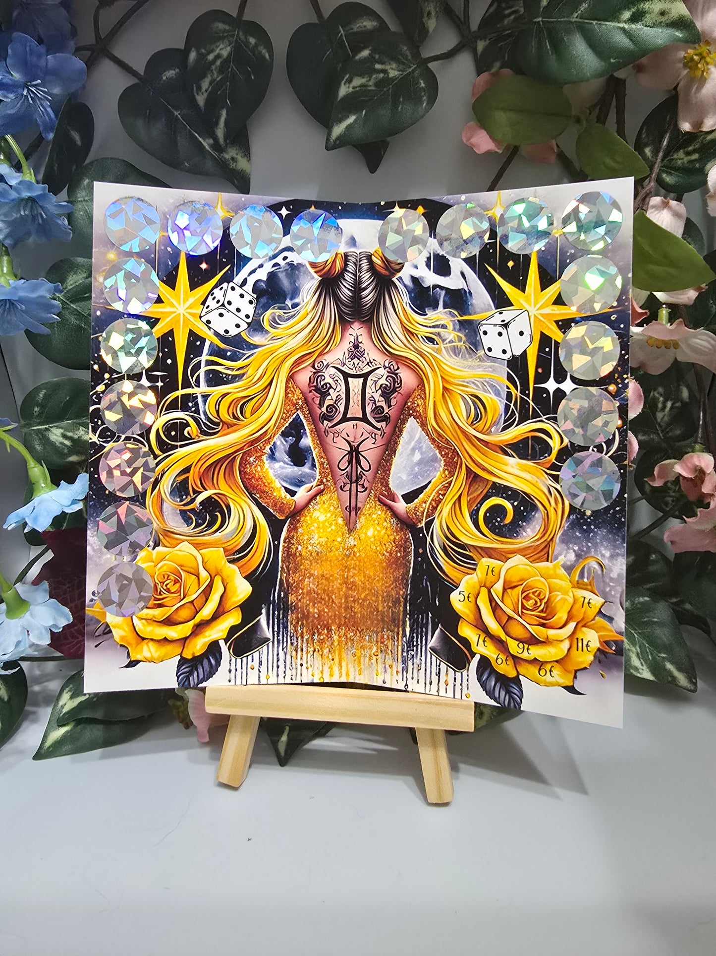 Sternzeichen Klappkarte