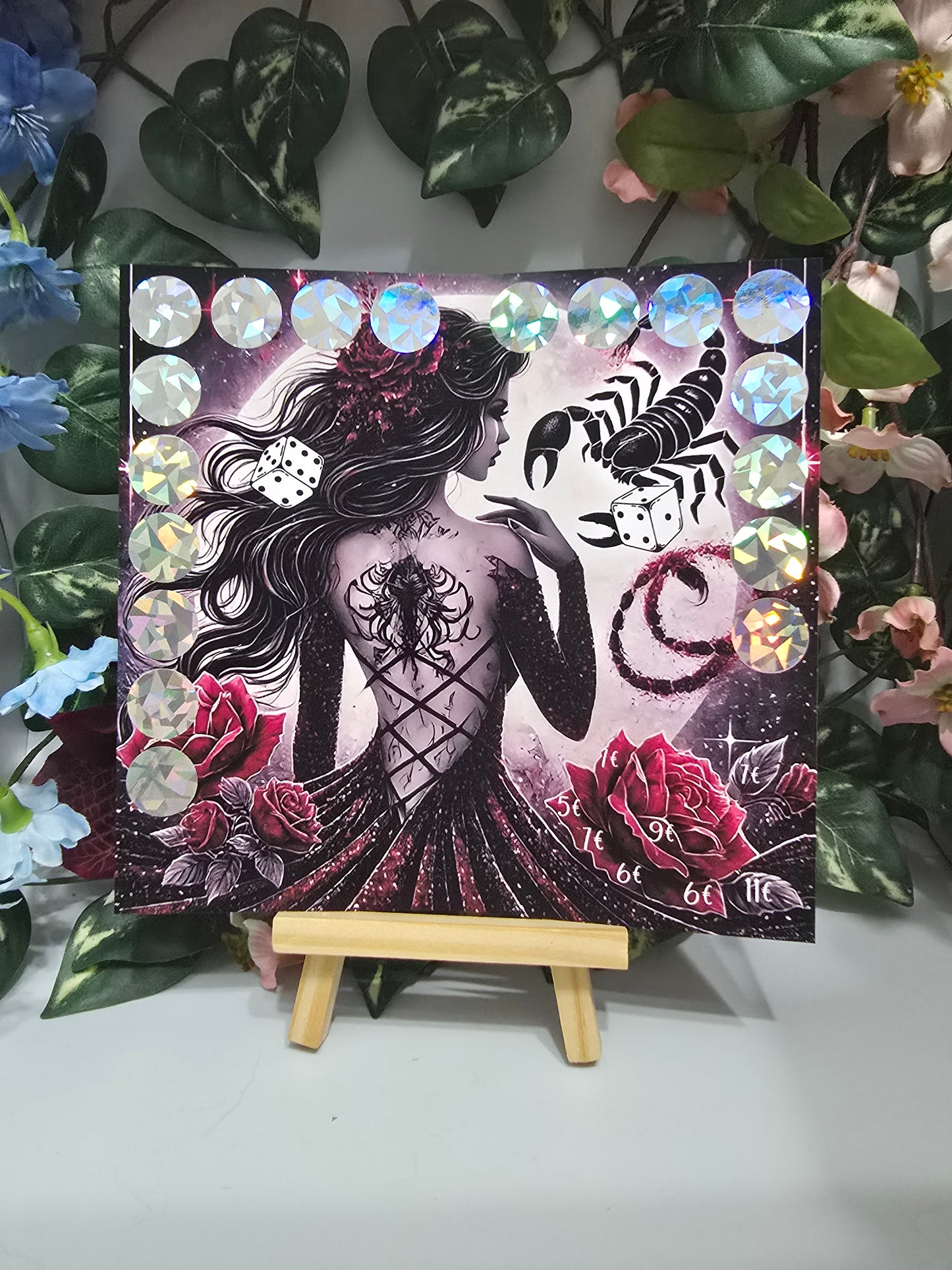 Sternzeichen Klappkarte