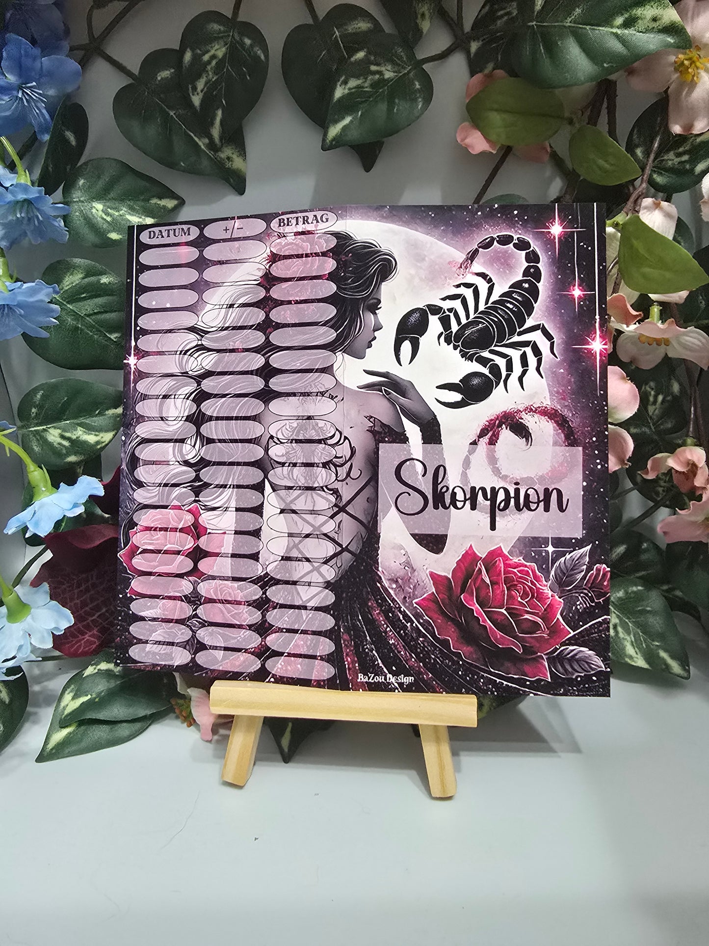 Sternzeichen Klappkarte