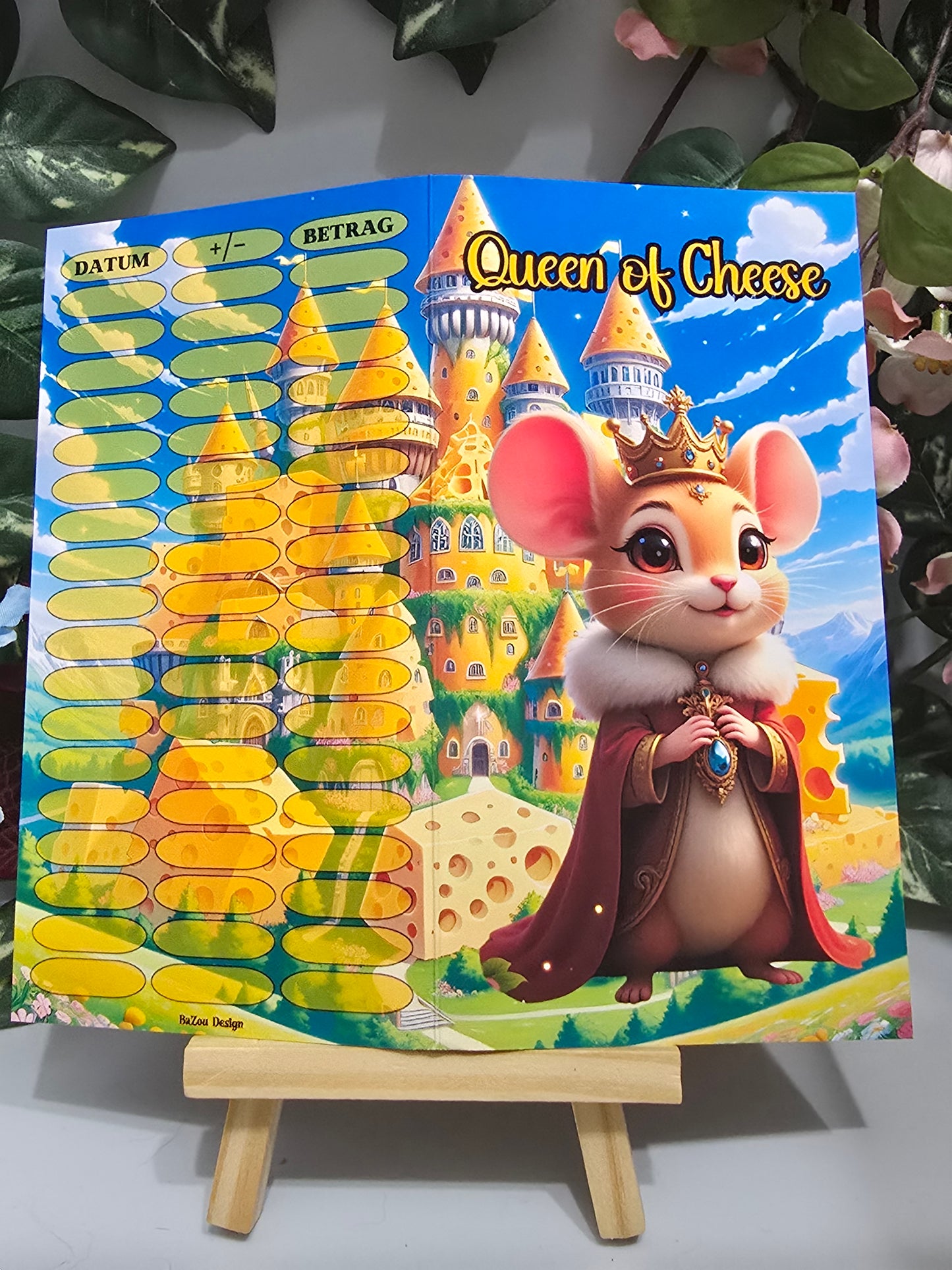 Queen of Cheese Klappkarte