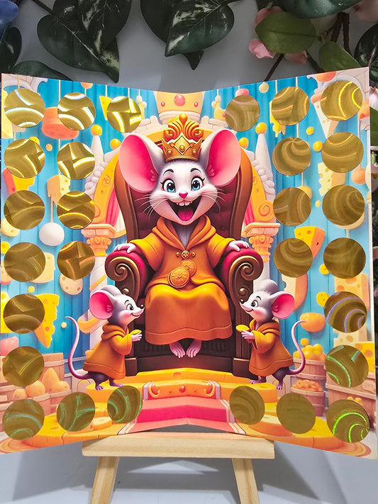 Queen of Cheese Klappkarte