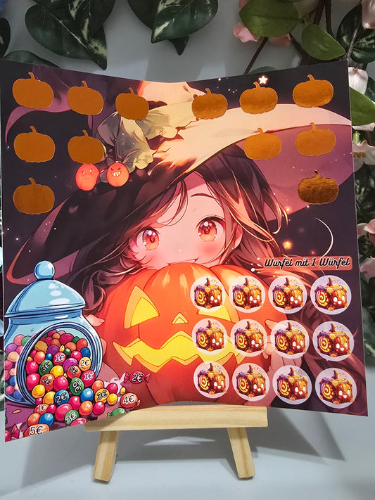 Kürbiszauber von Melody Klappkarte