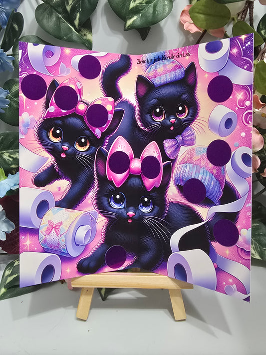 Cat Closet Klappkarte